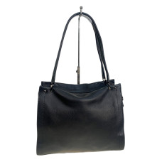 На фото 1 - Женская сумка из натуральной кожи, цвет черный На фото 1 - Женская сумка из натуральной кожи, цвет черный