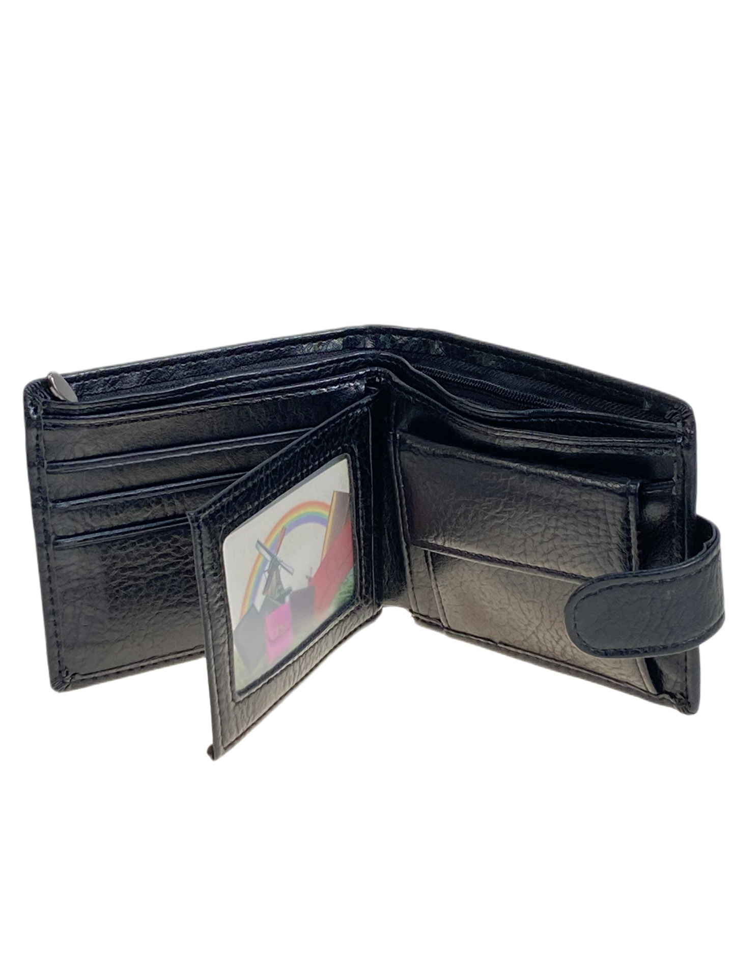 На фото 2 - Портмоне мужское из натуральной кожи, цвет черный На фото 2 - Портмоне мужское из натуральной кожи, цвет черный