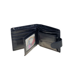 На фото 2 - Портмоне мужское из натуральной кожи, цвет черный На фото 2 - Портмоне мужское из натуральной кожи, цвет черный