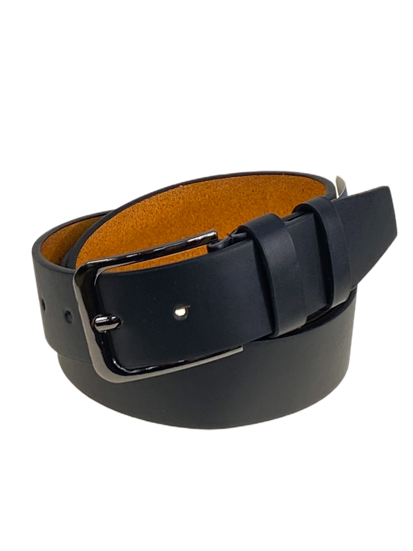 На фото 1 -  Ремень мужской из искусственной кожи, цвет черный