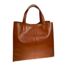 На фото 1 - Женская сумка из натуральной кожи, цвет рыжий На фото 1 - Женская сумка из натуральной кожи, цвет рыжий