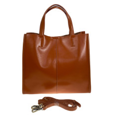 На фото 2 - Женская сумка из натуральной кожи, цвет рыжий На фото 2 - Женская сумка из натуральной кожи, цвет рыжий