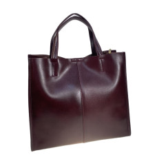 На фото 1 - Женская сумка из натуральной кожи, цвет бордовый На фото 1 - Женская сумка из натуральной кожи, цвет бордовый