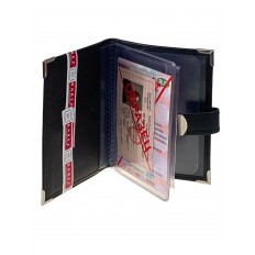 На фото 2 - Обложка для автодокументов из натуральной кожи, цвет черный На фото 2 - Обложка для автодокументов из натуральной кожи, цвет черный