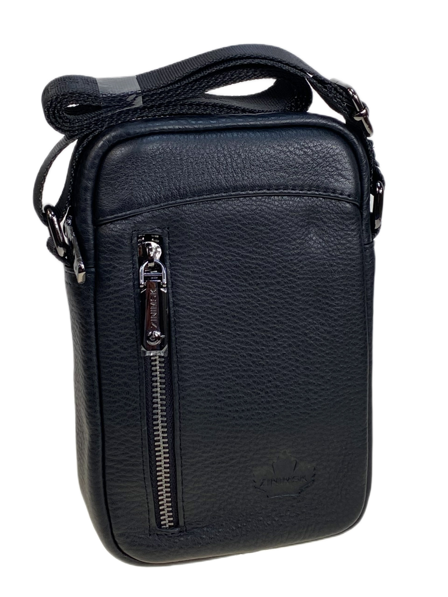 На фото 1 - Сумка мужская из натуральной кожи, цвет черный На фото 1 - Сумка мужская из натуральной кожи, цвет черный