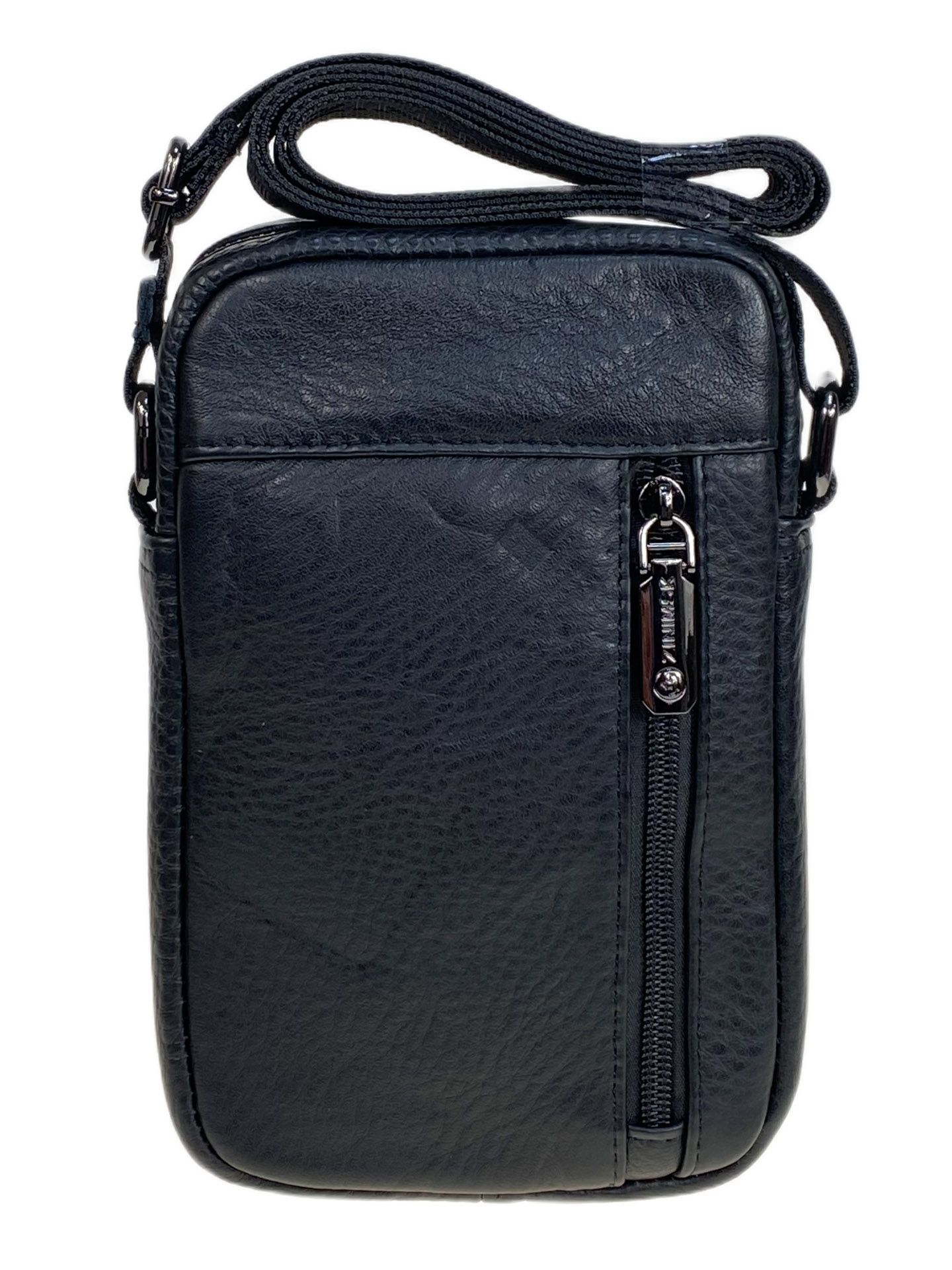 На фото 2 - Сумка мужская из натуральной кожи, цвет черный На фото 2 - Сумка мужская из натуральной кожи, цвет черный