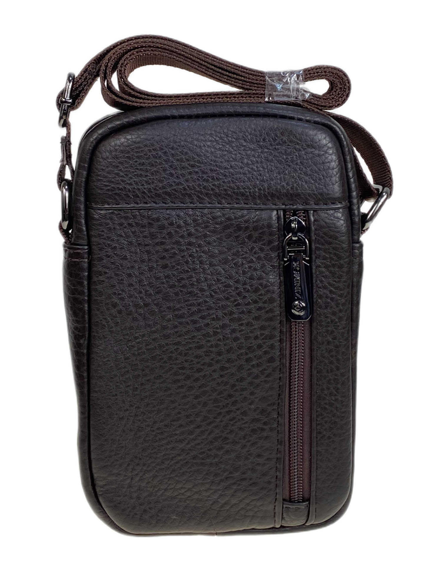 На фото 2 - Сумка мужская из натуральной кожи, цвет коричневый На фото 2 - Сумка мужская из натуральной кожи, цвет коричневый