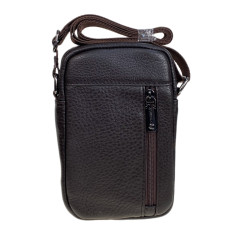 На фото 2 - Сумка мужская из натуральной кожи, цвет коричневый На фото 2 - Сумка мужская из натуральной кожи, цвет коричневый