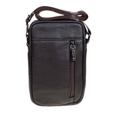 На фото 2 - Сумка мужская из натуральной кожи, цвет коричневый На фото 2 - Сумка мужская из натуральной кожи, цвет коричневый