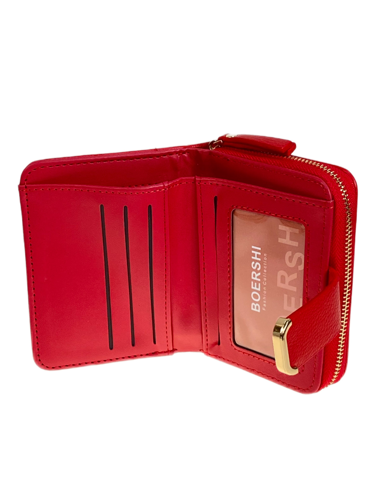 На фото 2 -  Женское портмоне из искусственной кожи, цвет красный На фото 2 -  Женское портмоне из искусственной кожи, цвет красный