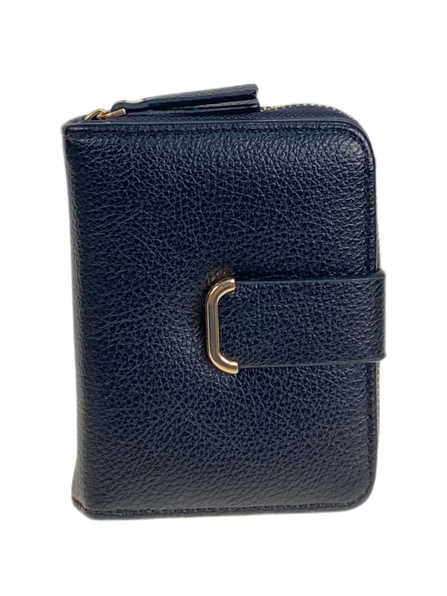 На фото 1 -  Женское портмоне из искусственной кожи, цвет черный На фото 1 -  Женское портмоне из искусственной кожи, цвет черный