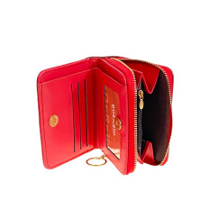 На фото 2 -  Женское портмоне из искусственной кожи, цвет красный На фото 2 -  Женское портмоне из искусственной кожи, цвет красный