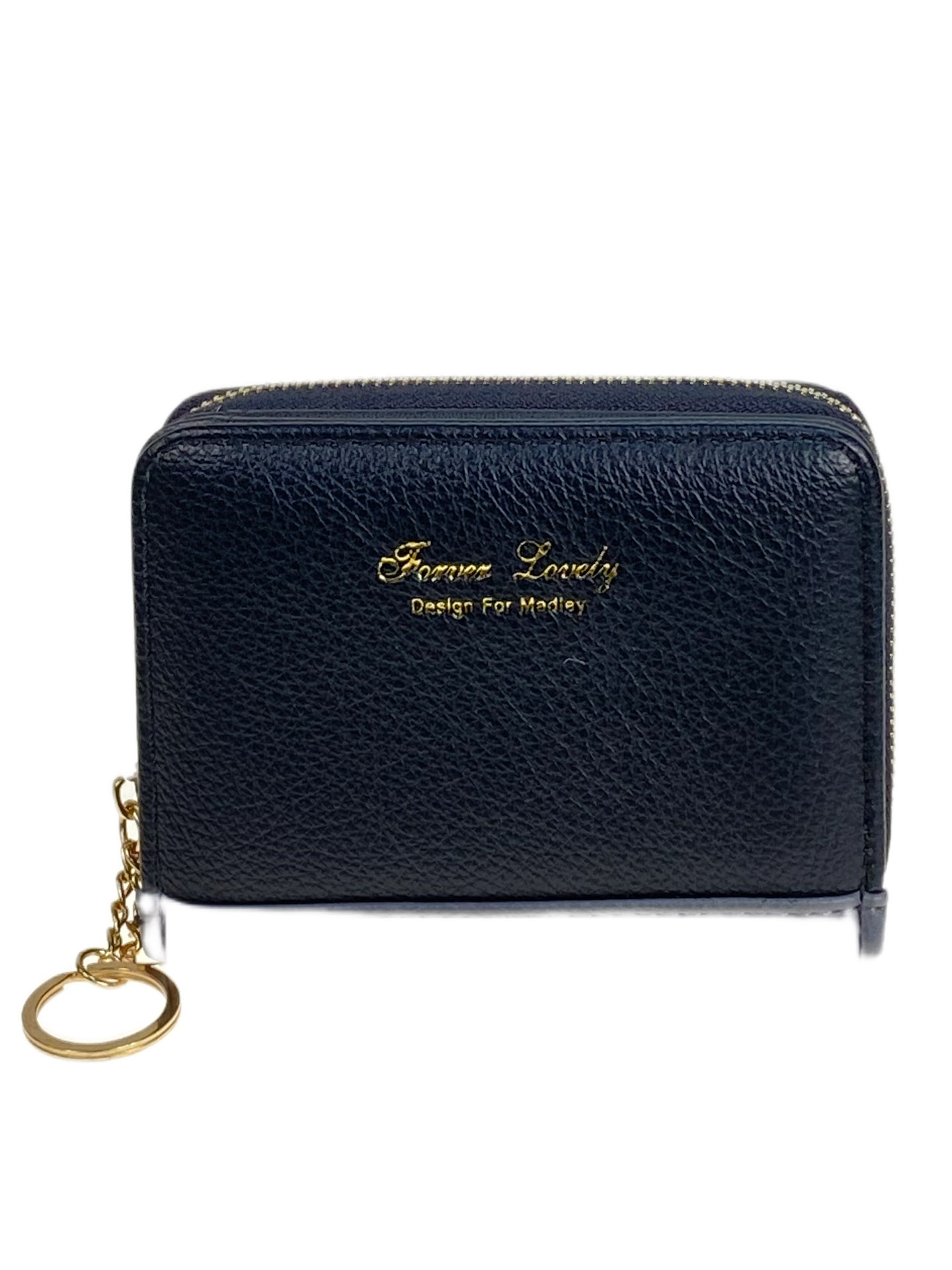 На фото 1 -  Женское портмоне из искусственной кожи, цвет черный На фото 1 -  Женское портмоне из искусственной кожи, цвет черный