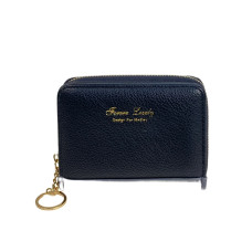 На фото 1 -  Женское портмоне из искусственной кожи, цвет черный На фото 1 -  Женское портмоне из искусственной кожи, цвет черный