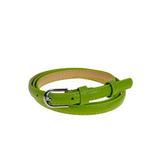 На фото 1 - Ремень женский из искусственной кожи, цвет ярко зеленый На фото 1 - Ремень женский из искусственной кожи, цвет ярко зеленый