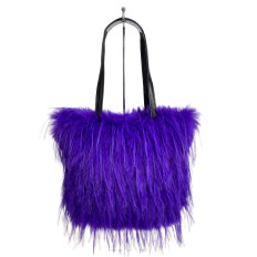 На фото 2 - Женская сумка из искусственного меха, цвет фиолетовый На фото 2 - Женская сумка из искусственного меха, цвет фиолетовый