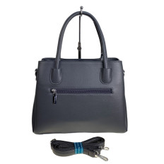 На фото 2 - Женская сумка из искусственной кожи и натуральной замши, цвет серый На фото 2 - Женская сумка из искусственной кожи и натуральной замши, цвет серый