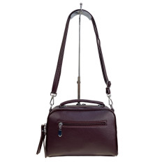 На фото 2 - Женская сумка из искусственной кожи и замши, цвет бордовый На фото 2 - Женская сумка из искусственной кожи и замши, цвет бордовый