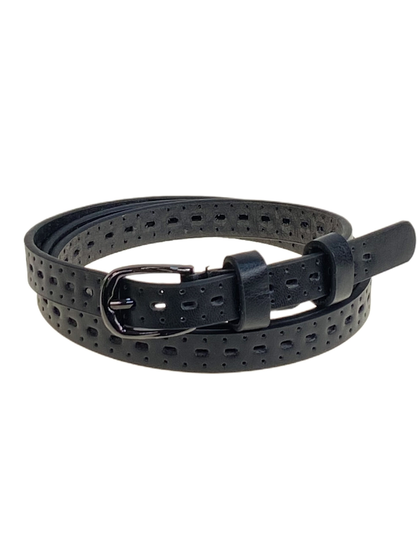 На фото 1 - Ремень женский из искусственной, цвет черный На фото 1 - Ремень женский из искусственной, цвет черный