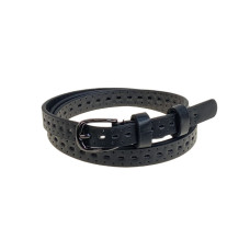 На фото 1 - Ремень женский из искусственной, цвет черный На фото 1 - Ремень женский из искусственной, цвет черный