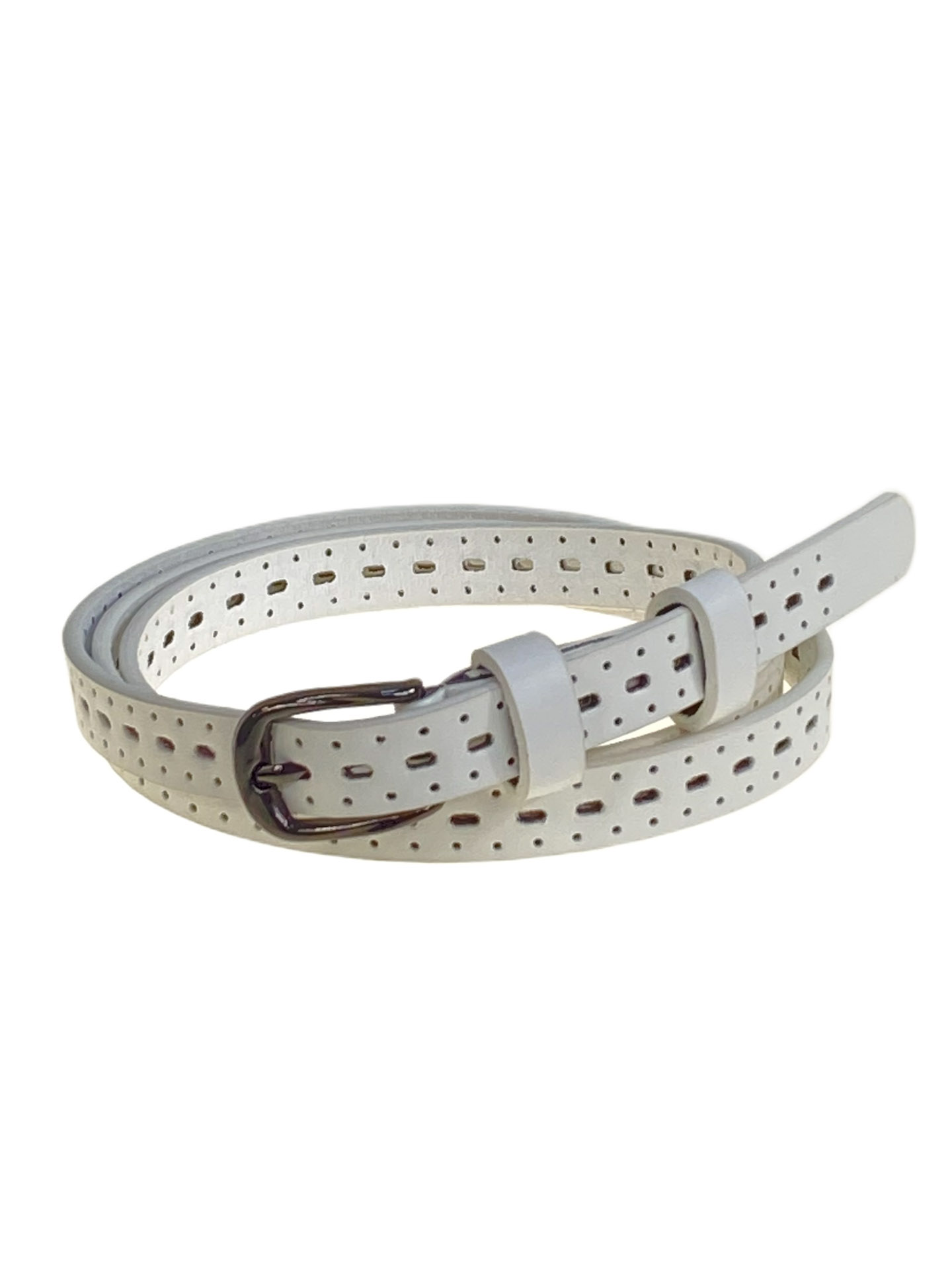 На фото 1 - Ремень женский из искусственной, цвет белый На фото 1 - Ремень женский из искусственной, цвет белый