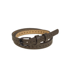 На фото 1 - Ремень женский из искусственной, цвет коричневый На фото 1 - Ремень женский из искусственной, цвет коричневый