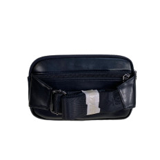 На фото 2 - Сумка мужская на пояс из натуральной кожи, цвет черный На фото 2 - Сумка мужская на пояс из натуральной кожи, цвет черный