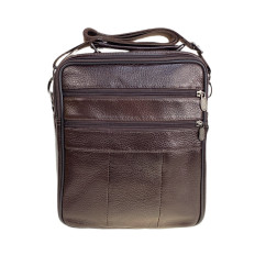 На фото 2 - Сумка мужская из натуральной кожи, цвет коричневый На фото 2 - Сумка мужская из натуральной кожи, цвет коричневый