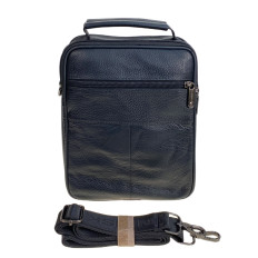 На фото 2 - Сумка мужская из натуральной кожи, цвет черный На фото 2 - Сумка мужская из натуральной кожи, цвет черный