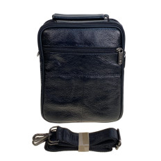 На фото 2 - Сумка мужская из натуральной кожи, цвет черный На фото 2 - Сумка мужская из натуральной кожи, цвет черный