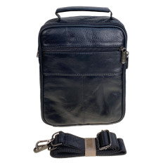 На фото 2 - Сумка мужская из натуральной кожи, цвет черный На фото 2 - Сумка мужская из натуральной кожи, цвет черный