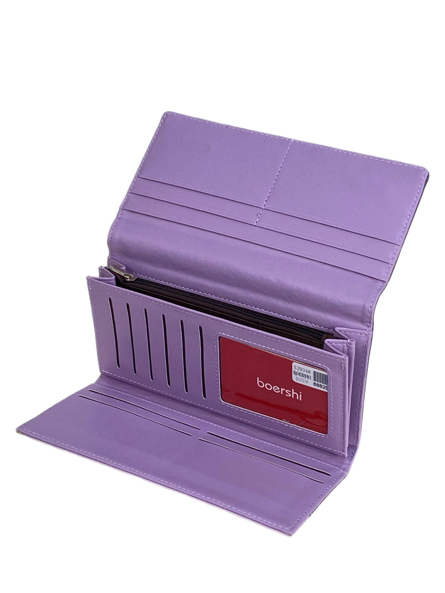 На фото 2 -  Женское портмоне из искусственной кожи, цвет фиолетовый На фото 2 -  Женское портмоне из искусственной кожи, цвет фиолетовый