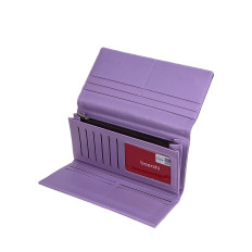 На фото 2 -  Женское портмоне из искусственной кожи, цвет фиолетовый На фото 2 -  Женское портмоне из искусственной кожи, цвет фиолетовый