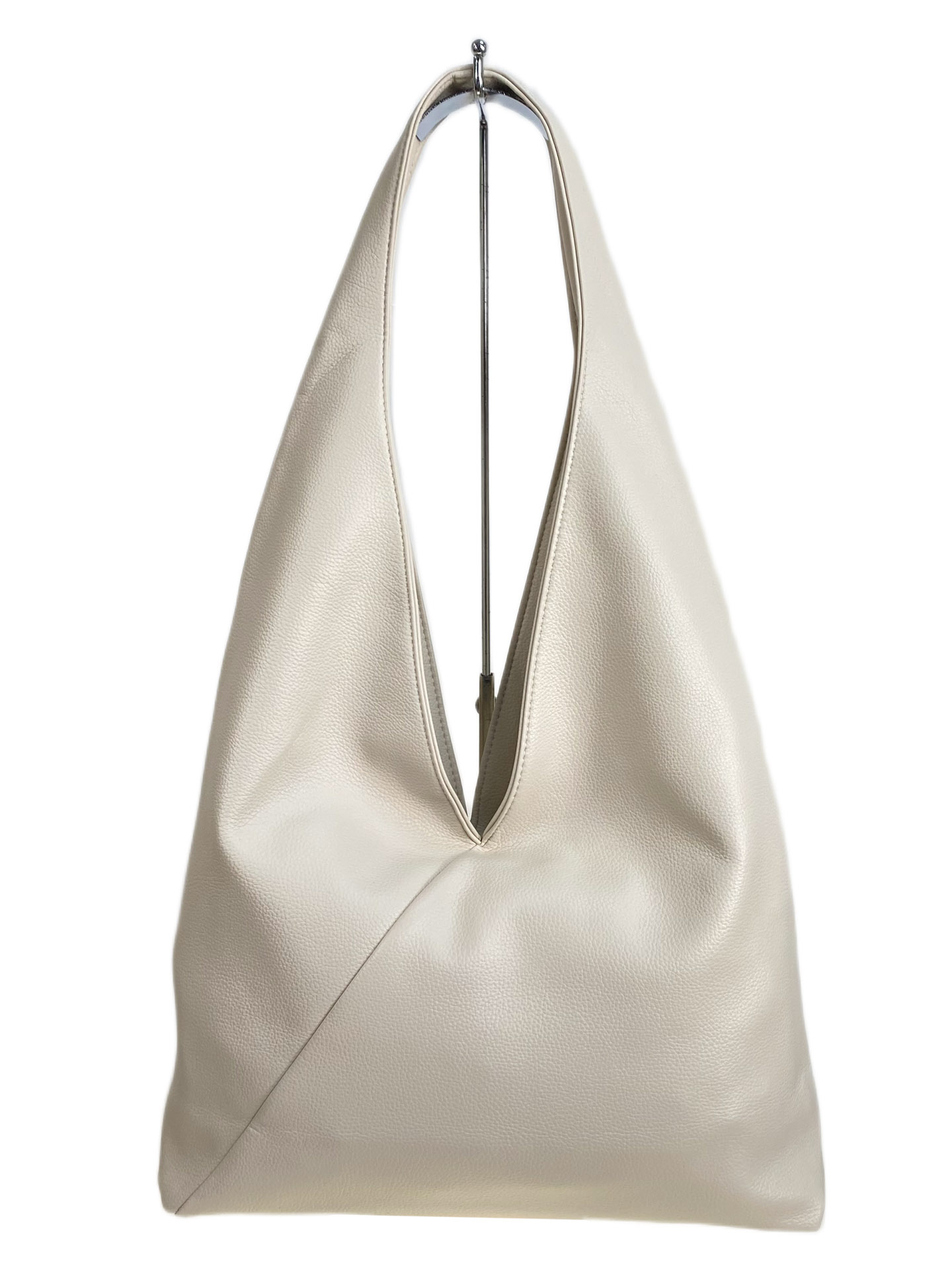 На фото 2 - Женская сумка из искусственной кожи, цвет молочный