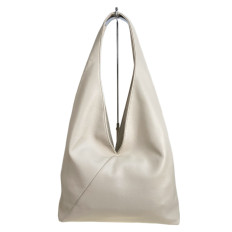 На фото 2 - Женская сумка из искусственной кожи, цвет молочный