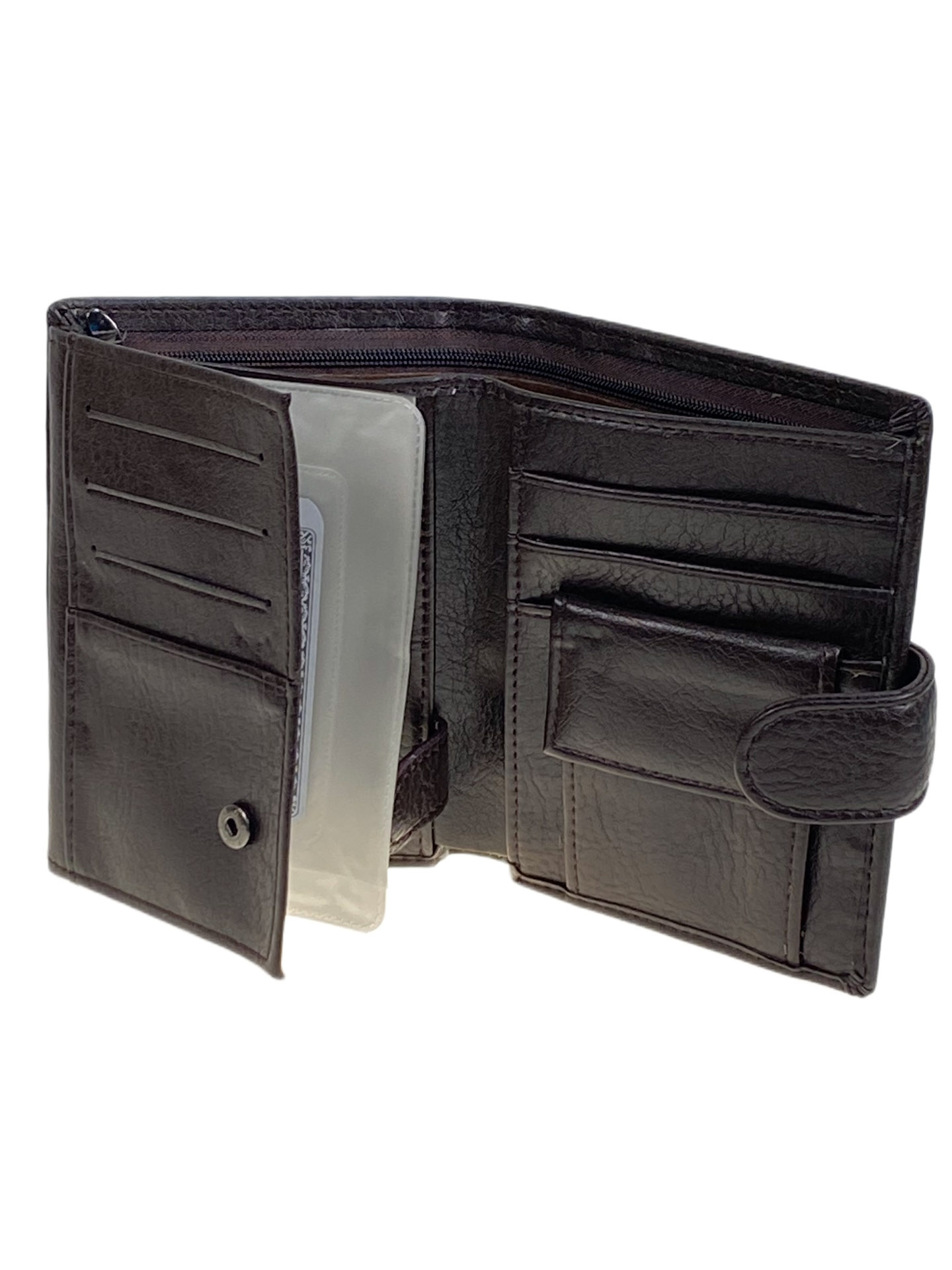 На фото 2 - Кошелек-органайзер мужской из натуральной кожи, цвет кофе На фото 2 - Кошелек-органайзер мужской из натуральной кожи, цвет кофе