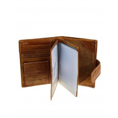 На фото 2 - Кошелек-органайзер мужской из натуральной кожи, цвет коричневый На фото 2 - Кошелек-органайзер мужской из натуральной кожи, цвет коричневый