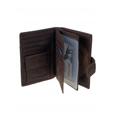 На фото 2 - Кошелек-органайзер мужской из натуральной кожи , цвет шоколад На фото 2 - Кошелек-органайзер мужской из натуральной кожи , цвет шоколад