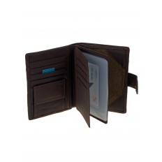 На фото 2 - Кошелек-органайзер мужской из натуральной кожи , цвет шоколад На фото 2 - Кошелек-органайзер мужской из натуральной кожи , цвет шоколад