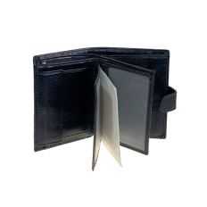 На фото 2 - Кошелек-органайзер мужской из натуральной кожи, цвет черный На фото 2 - Кошелек-органайзер мужской из натуральной кожи, цвет черный