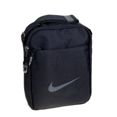 На фото 1 - Сумка мужская  текстильная, цвет  черный