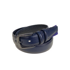 На фото 1 -  Ремень мужской из искусственной кожи, цвет синий