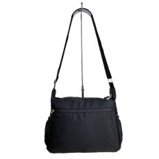 На фото 2 - Женская cумка из текстиля, цвет черный На фото 2 - Женская cумка из текстиля, цвет черный