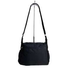 На фото 2 - Женская cумка из текстиля, цвет черный На фото 2 - Женская cумка из текстиля, цвет черный