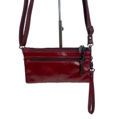 На фото 2 - Женская сумка из натуральной кожи, цвет красный На фото 2 - Женская сумка из натуральной кожи, цвет красный