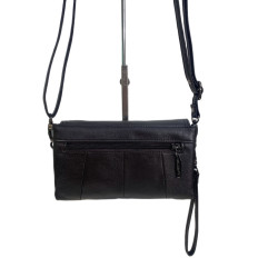 На фото 2 - Женская сумка из натуральной кожи, цвет черный На фото 2 - Женская сумка из натуральной кожи, цвет черный