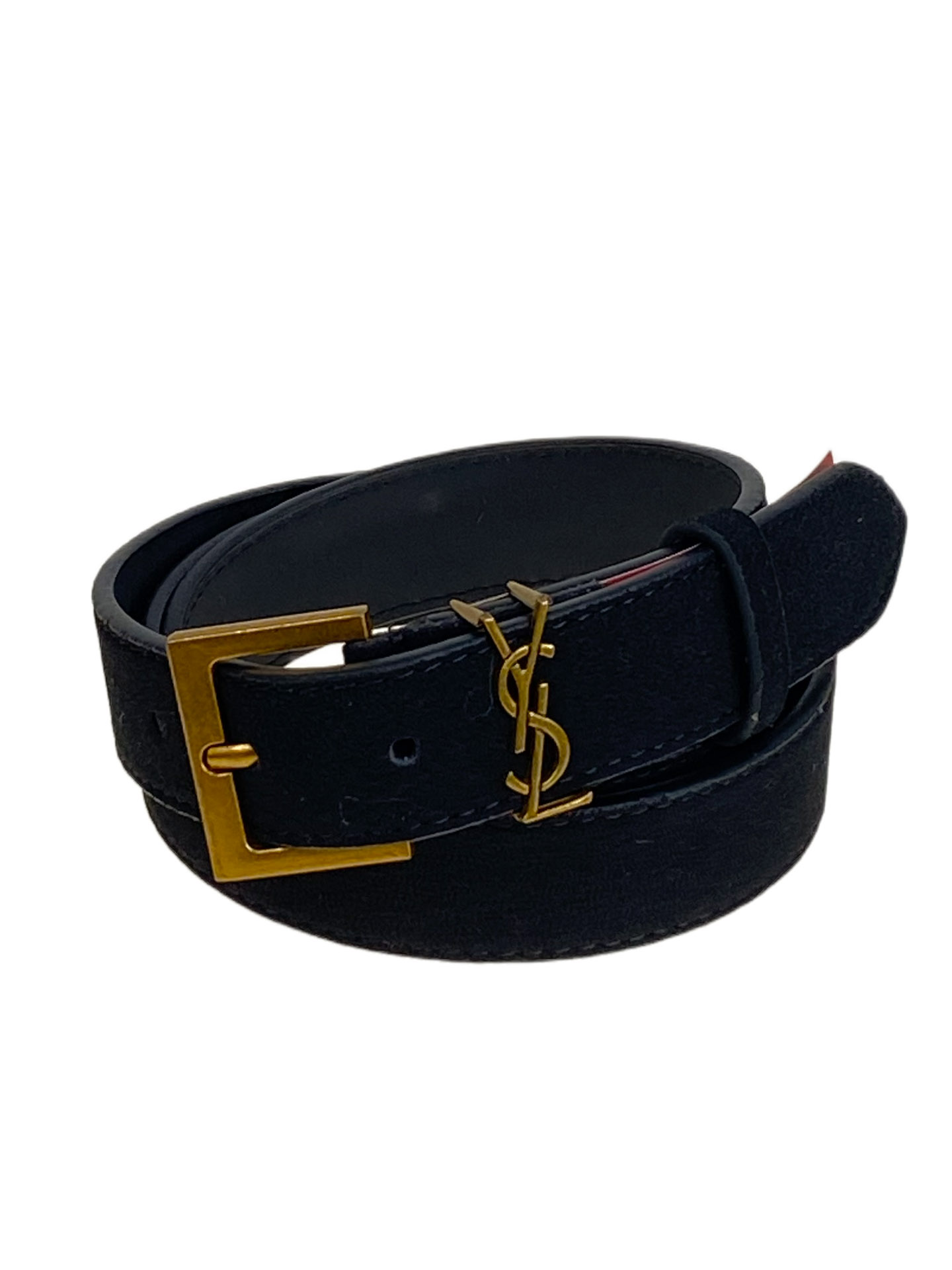 На фото 1 -  Ремень женский из искусственной кожи, цвет  черный