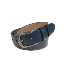 На фото 1 - Ремень женский из натуральной кожи, цвет серый