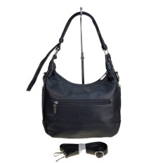 На фото 2 - Женская сумка из искусственной кожи и натуральной замши, цвет черный На фото 2 - Женская сумка из искусственной кожи и натуральной замши, цвет черный