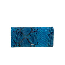 На фото 1 -  Женский кошелёк из натуральной кожи, цвет синий